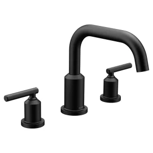 Gibson™ Two Handle Roman Tub Faucet in Matte Black (Trim Only)